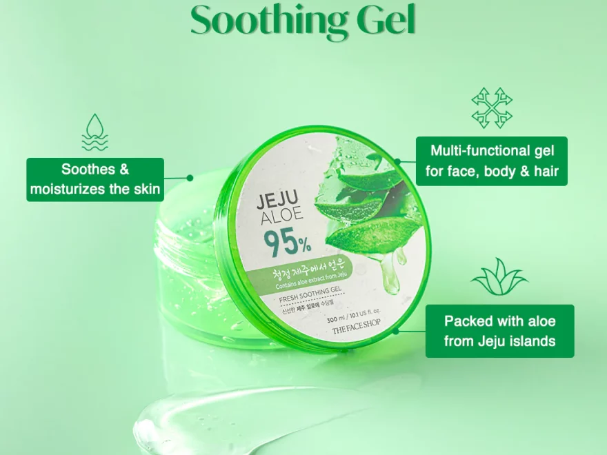 The Face Shop Jeju Aloe 99% Soothing Gel 